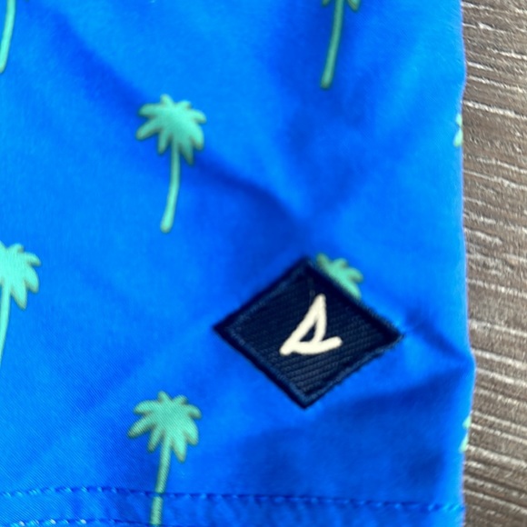 Blue Sperry Bathing suite with palm tree designs size XL - Picture 3 of 6